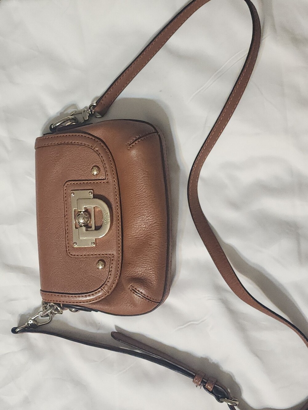 Brown Leather Crossbody Bag